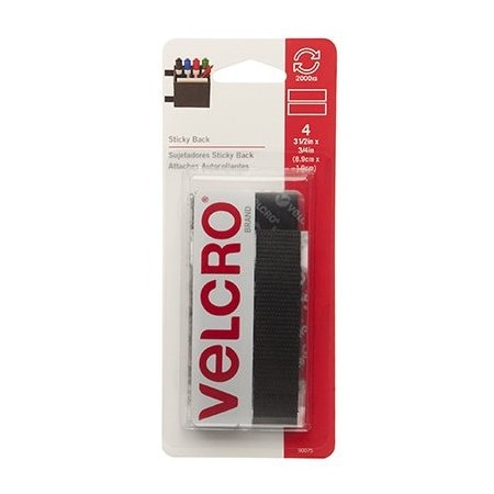 Velcro Brand 312 BLK Hook And Loop Strip 90075